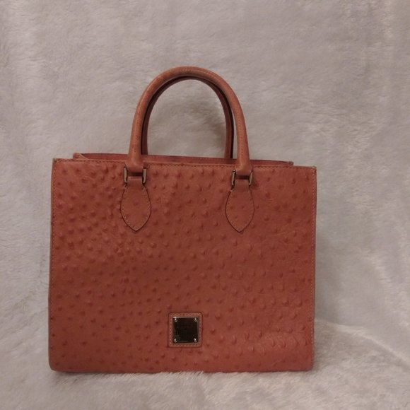 Dooney & Bourke | Bags | Salmon Pink Dooney Bourke Ostrich  Salmon Pink Dooney & Bourke Ostrich Collection Bag